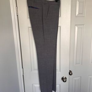 Bonobos Mens Dress Pants - 100% gray wool.